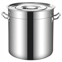 Oala cu capac Rosberg R51211C25, 12 litri, 25x25 cm, Inox