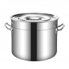 Oala cu capac Rosberg R51211C60S, 94 litri, 60x34 cm, Inox