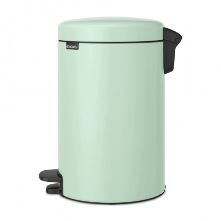 Cos de gunoi cu pedala Brabantia NewIcon 1008843, 12 L, Inchidere lina, Baza antiderapanta, Verde deschis