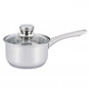 Cratita cu capac Rosberg R51210H20K, 20 cm, 3.5 litri, Otel inoxidabil, Inox